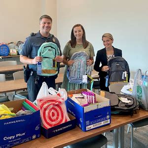 LeTort Trust Assists Hampden Township Police Department with Backpack Project 2022 - LeTort Trust