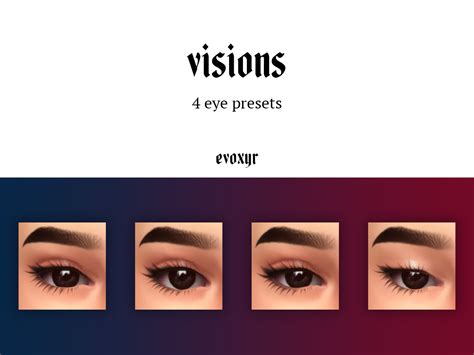 Sims 4 Anime Eye Presets