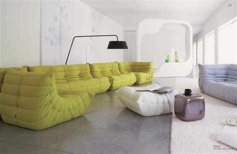 Large yellow couch - Interior Design Ideas