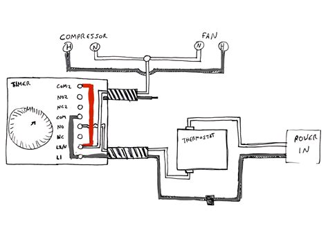 Wiring For Refrigerator Thermostat And Compressor - Electrical - DIY ...