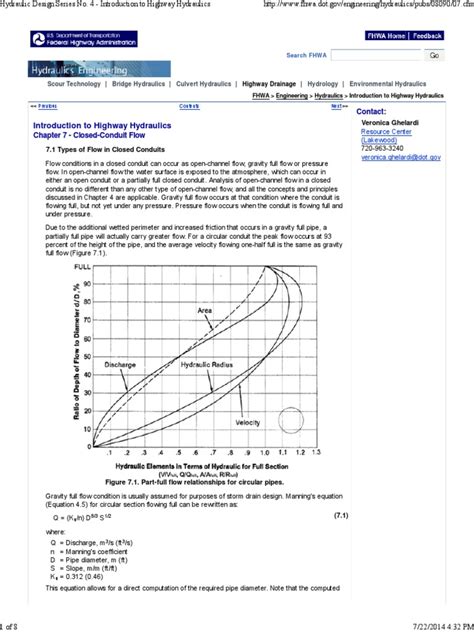 Hydraulic Design Series No | PDF | Friction | Physics