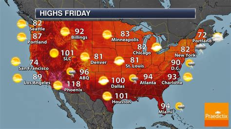 Heat Bubble To Expand North, East Next Week – National Weather Outlook ...