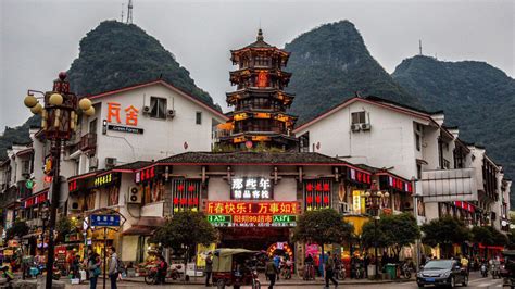 West Street (Xi Jie) in Yangshuo Guilin