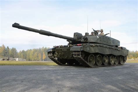 A British Challenger 2 tank in Germany in 2012. U.S. Army photo ...