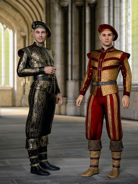 Tudors for dForce Renaissance Attire | Daz 3D