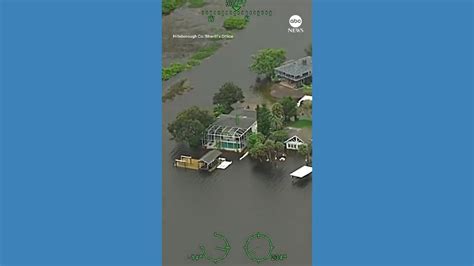 Video Chopper footages shows extensive flooding, damage from Hurricane Idalia - ABC News