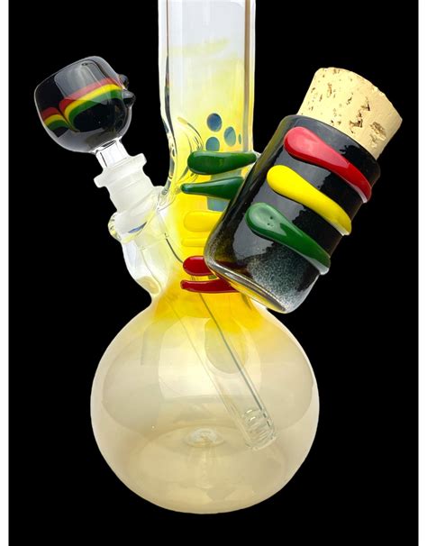 Trident Glass Keki Art With Jar And Color Top Single Bal 38mm x 4mm - Borosyndicate