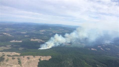 13-hectare fire burning near West Kelowna - British Columbia - CBC News