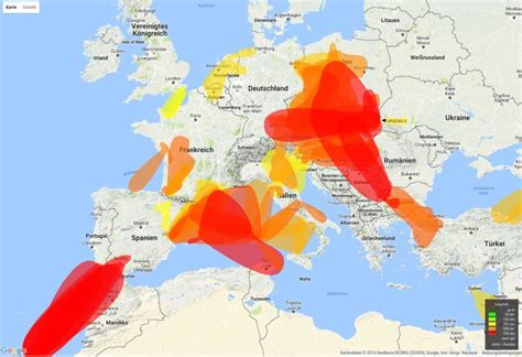 VHF Propagation Map: Aktuelle Ausbreitungsbedingungen auf einer Live-Karte anzeigen › HAMSPIRIT.DE