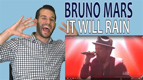 VOCAL COACH reacts to BRUNO MARS singing IT WILL RAIN LIVE - YouTube