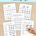 Cursive Handwriting Practice Sheets: Free pdfs (SOR-Aligned) - Literacy Learn