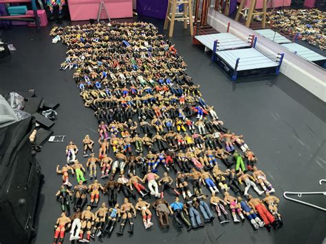 Latest picture of my wrestling figure collection : r/wwefigures