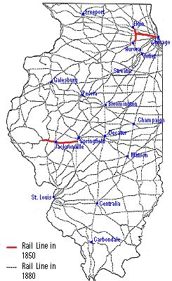 Railroads In Illinois Map - Allina Madeline