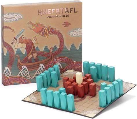 Buy Hnefatafl Viking Chess Set - Authentic, Traditional Two-Player Strategy Board Game Classic ...