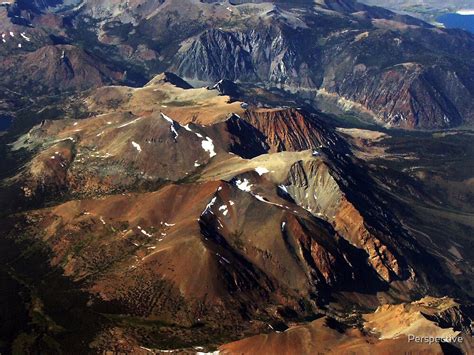 "Mountains: A Bird's Eye View" by Perspective | Redbubble