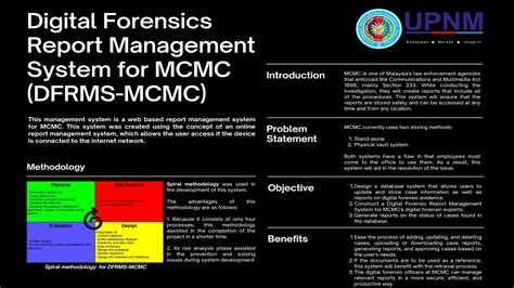 i3DC 2023 - KV55 (Digital Forensics Report Management System for MCMC @ DFRMS-MCMC) - YouTube