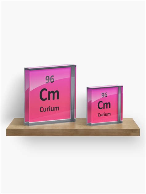 "Curium Periodic Table Element Symbol" Acrylic Block for Sale by ...