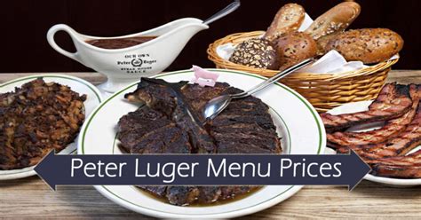 Peter Luger Menu Prices | All Steakhouse, Daily Lunch Menu Prices