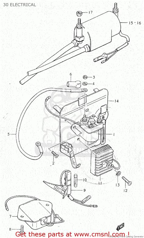 Suzuki GS750C 30 ELECTRICAL - buy original 30 ELECTRICAL spares online