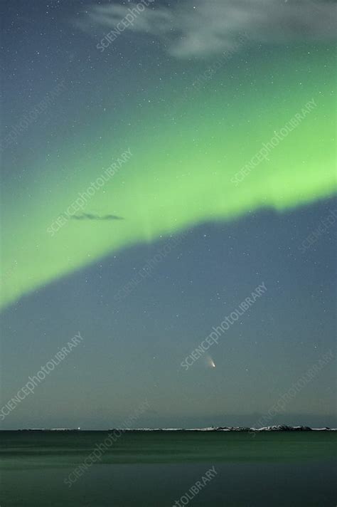 Aurora borealis, Norway - Stock Image - C023/2306 - Science Photo Library