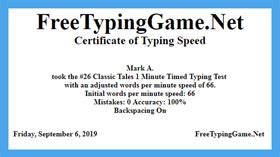 Free Typing Tests - 1 to 5 minute Timed Typing Test | FreeTypingGame.net