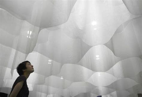 stunning ceiling .. … | Fabric installation, Fabric ceiling, Ceiling ...