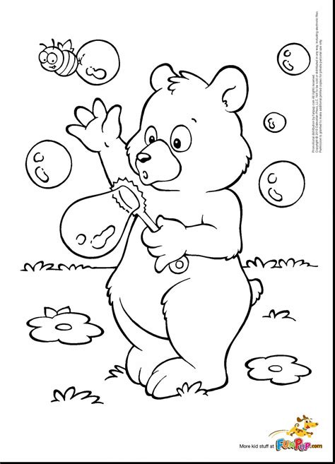 Bubbles Coloring Pages