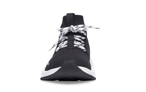 Balenciaga Speed Trainer Lace Up Black White – KingWalk