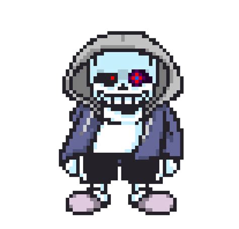 Dust Sans Overworld Sprite [Redrawn by Boarderline Reacts, orginal by Flambeworm] {OG Image in ...