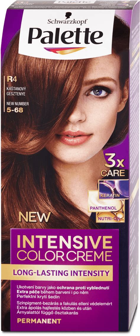 Schwarzkopf Palette Intensive Color Creme hair color Chestnut R4, 110 – My Dr. XM