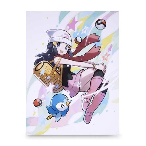 Pokémon Trainers: Dawn Canvas Wall Art | Pokémon Center Official Site