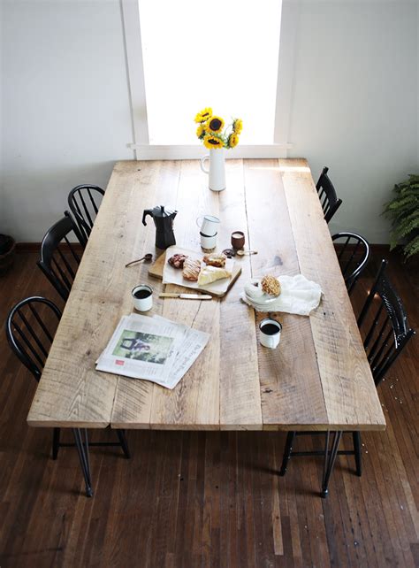 DIY Reclaimed Wood Table - The Merrythought