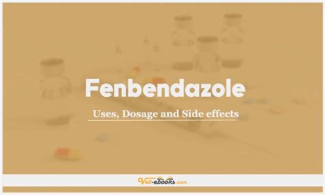 Fenbendazole Dose For Dogs & Cats | Vet Drugs List