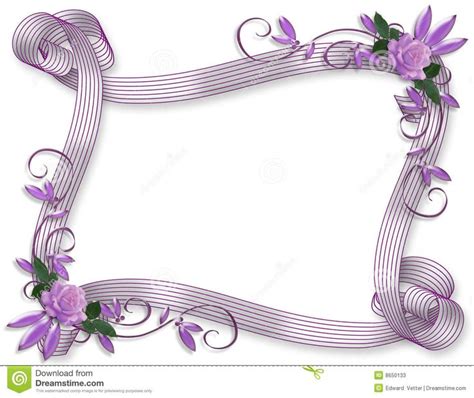 100 best images about Wedding Invitation Border/BG on Pinterest | Purple wedding invitations ...