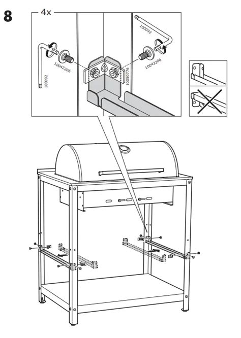 IKEA GRILLSKÄR Kitchen Island Instructions