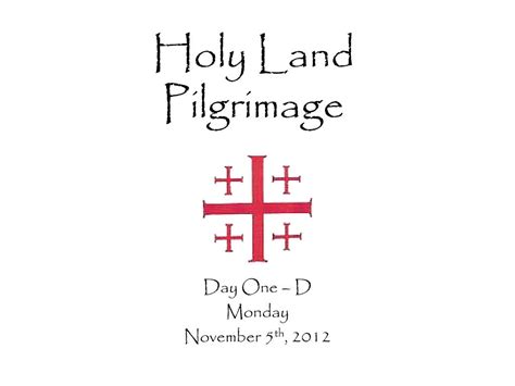 PPT - Holy Land Pilgrimage PowerPoint Presentation, free download - ID:2520732