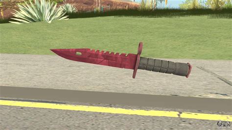 CS:GO M9 Bayonet (Doppler Ruby) for GTA San Andreas