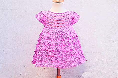 Crochet Fast And Easy Baby Dress - We Love Crochet