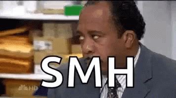 Stanley Hudson Smh GIF - Stanley Hudson Smh Eye Roll - Discover & Share GIFs