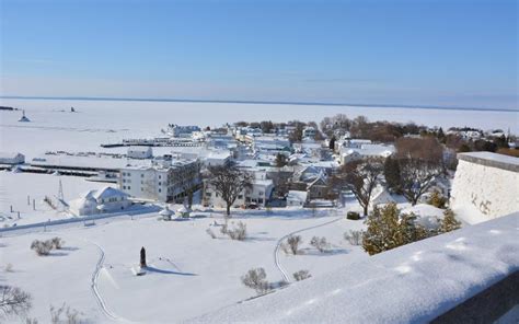 Fort Mackinac in Winter - Mackinac Island, Michigan