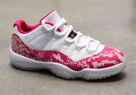 Air Jordan 11 Low Pink Snakeskin Release Details | SneakerNews.com