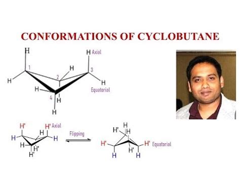 Conformations of cyclobutane - YouTube