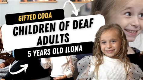 Gifted Child of Deaf Adults (CODA) | 5 Years Old Ilona - YouTube