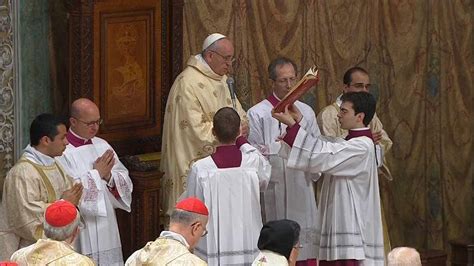 Pope Francis Celebrates First Mass At Vatican | World News | Sky News