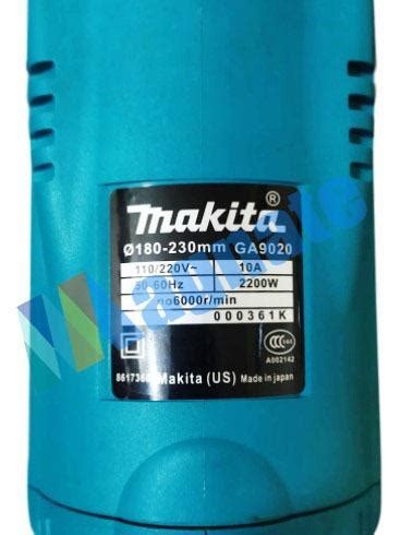 Makita Angle Grinder Model: GA9020, Furniture & Home Living, Home Improvement & Organization ...