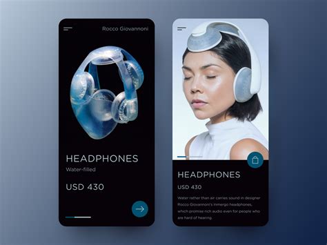 Headphones - Mobile Design by Stas Koval 🇺🇦 on Dribbble