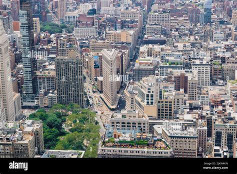 The bird's eye view of the New York cityscape. USA Stock Photo - Alamy