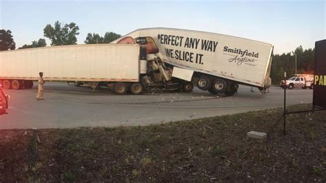 Truck driver has minor injuries after this incredible crash | abc11.com