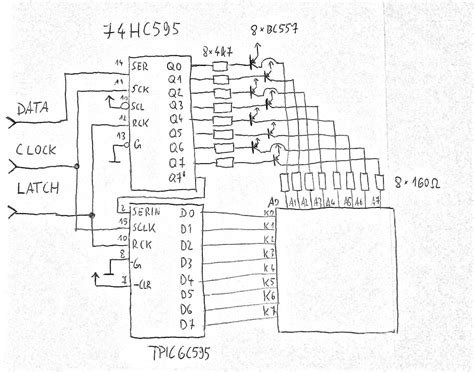 Driving LED matrix with 74HC595 - Page 1