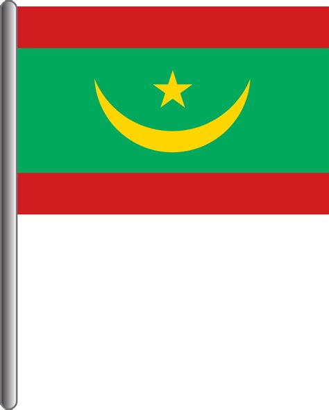 Mauritania flag PNG 22110114 PNG